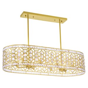 cwi lighting belinda 8-light transitional metal chandelier in champagne gold