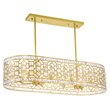 CWI Lighting Belinda 8 Light Transitional Metal Chandelier in Champagne Gold