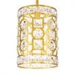 CWI Lighting Belinda 1 Light Transitional Metal Pendant in Champagne Gold