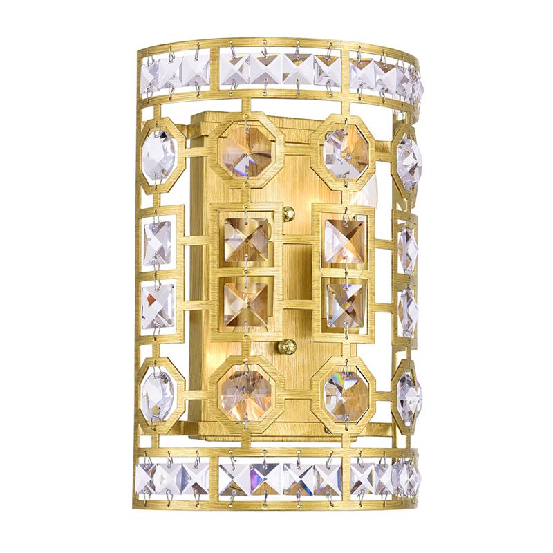 CWI Lighting Belinda 2 Light Transitional Metal Wall Sconce in Champagne Gold