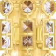 CWI Lighting Belinda 2 Light Transitional Metal Wall Sconce in Champagne Gold