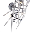 CWI Lighting Icicle 3 Light Contemporary Metal Wall Light in Chrome