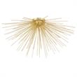 CWI Lighting Savannah 8 Light Contemporary Metal Flush Mount in Gold Leaf