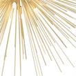 CWI Lighting Savannah 8 Light Contemporary Metal Flush Mount in Gold Leaf
