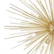CWI Lighting Savannah 9 Light Contemporary Metal Chandelier in Gold Leaf