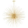 CWI Lighting Savannah 14 Light Contemporary Metal Chandelier in Gold Leaf
