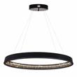 CWI Lighting Rosalina Contemporary Metal LED Chandelier in Black