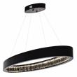 CWI Lighting Rosalina Contemporary Metal LED Chandelier in Black