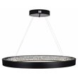 CWI Lighting Rosalina Contemporary Metal LED Chandelier in Black
