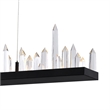 CWI Lighting Juliette Transitional Metal Chandelier with Dimmer in Black