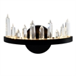 CWI Lighting Juliette Transitional Metal LED Wall Sconce in Black