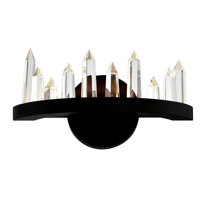 CWI Lighting Juliette Transitional Metal LED Wall Sconce in Black