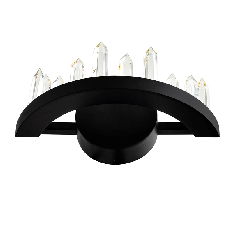 CWI Lighting Juliette Transitional Metal LED Wall Sconce in Black