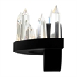 CWI Lighting Juliette Transitional Metal LED Wall Sconce in Black