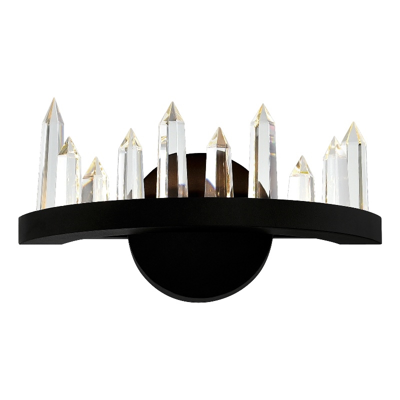CWI Lighting Juliette Transitional Metal LED Wall Sconce in Black