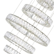 CWI Lighting Madeline Contemporary Metal LED Chandelier in Chrome