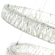 CWI Lighting Madeline Contemporary Metal LED Chandelier in Chrome
