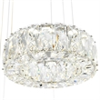 CWI Lighting Madeline Contemporary Metal LED Chandelier in Chrome