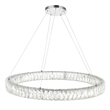 CWI Lighting Madeline Contemporary Metal LED Chandelier in Chrome