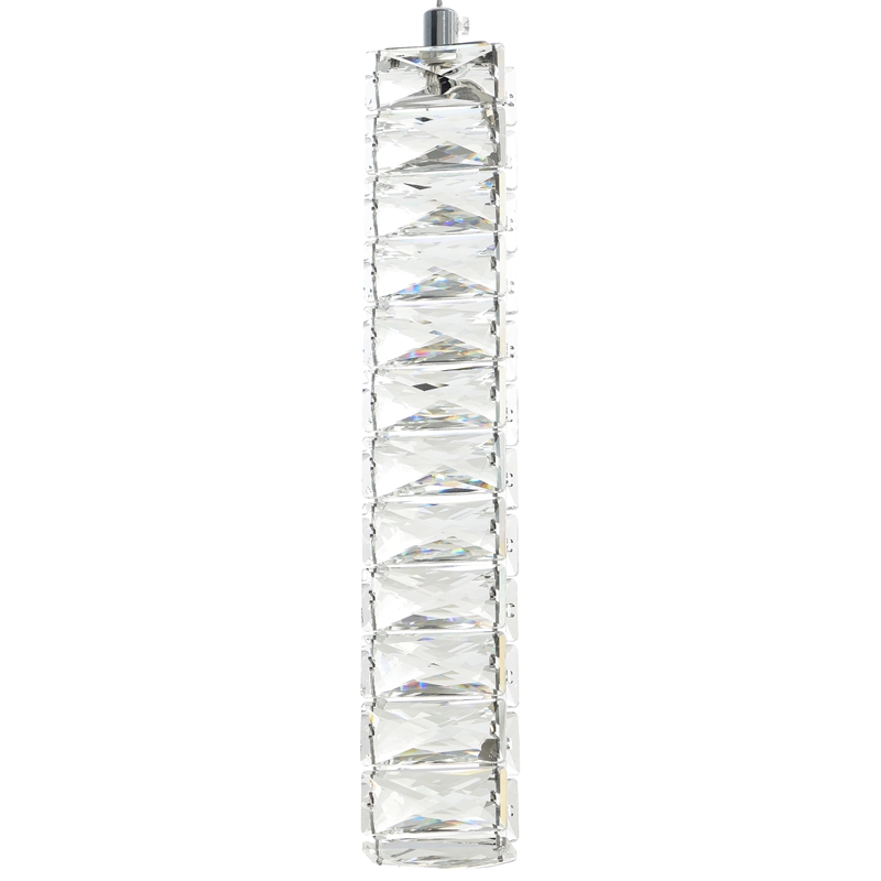 CWI Lighting Celina Contemporary Metal LED Chandelier in Chrome
