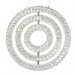 CWI Lighting Celina Contemporary Metal LED Chandelier in Chrome