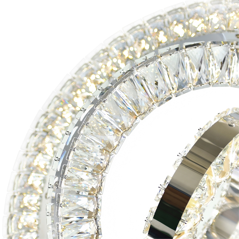 CWI Lighting Celina Contemporary Metal LED Chandelier in Chrome