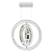CWI Lighting Celina Contemporary Metal LED Chandelier in Chrome