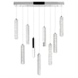 CWI Lighting Celina Contemporary Metal Chandelier with Dimmer in Chrome