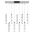CWI Lighting Celina Contemporary Metal Chandelier with Dimmer in Chrome