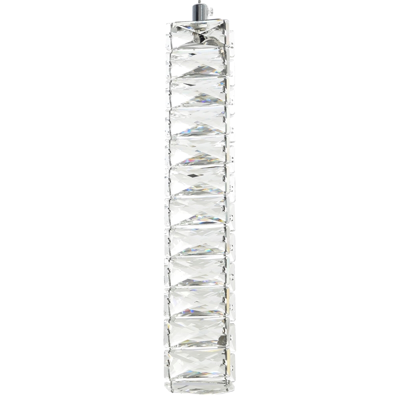 CWI Lighting Celina Contemporary Metal Chandelier with Dimmer in Chrome