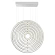CWI Lighting Celina Contemporary Metal LED Fixture Chandelier in Chrome