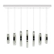 CWI Lighting Celina Contemporary Metal Chandelier with Dimmer in Chrome