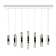 CWI Lighting Celina Contemporary Metal Chandelier with Dimmer in Chrome