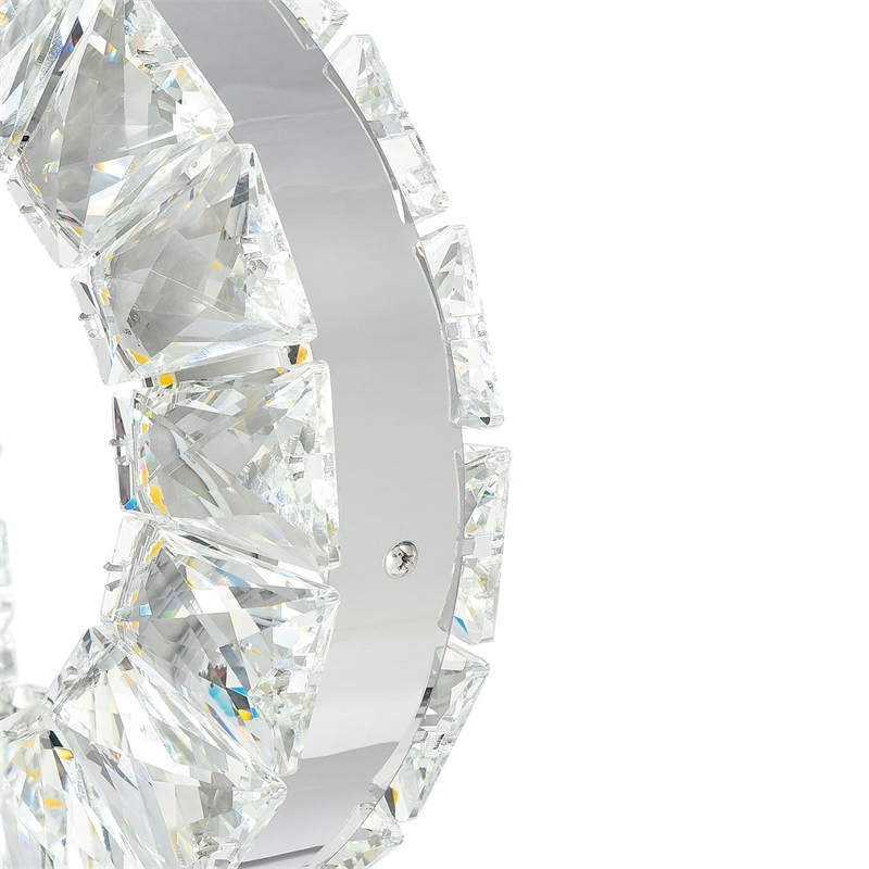 CWI Lighting Celina Contemporary Metal LED Chandelier in Chrome