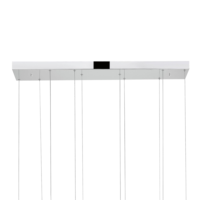 CWI Lighting Celina Contemporary Metal LED Chandelier in Chrome