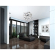 CWI Lighting Colette 3Contemporary Metal LED Chandelier in Chrome