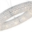 CWI Lighting Veronique 12 Light Contemporary Metal Chandelier in Chrome