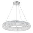 CWI Lighting Veronique 12 Light Contemporary Metal Chandelier in Chrome