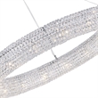 CWI Lighting Veronique 16 Light Contemporary Metal Chandelier in Chrome