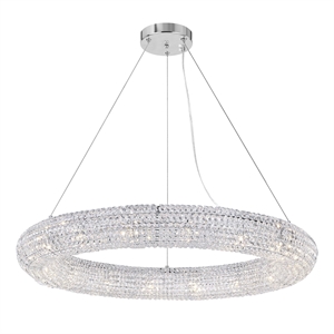CWI Lighting Veronique 16 Light Contemporary Metal Chandelier in Chrome