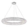 CWI Lighting Veronique 16 Light Contemporary Metal Chandelier in Chrome