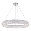 CWI Lighting Veronique 16 Light Contemporary Metal Chandelier in Chrome