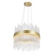 CWI Lighting Genevieve Transitional Metal LED Chandelier in Medallion Gold