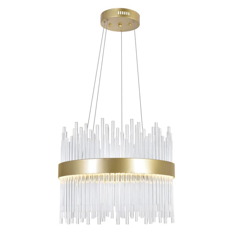 CWI Lighting Genevieve Transitional Metal LED Chandelier in Medallion Gold