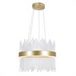 CWI Lighting Genevieve Transitional Metal LED Chandelier in Medallion Gold