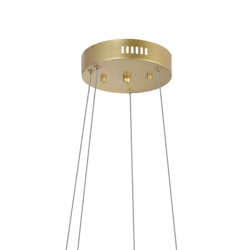 CWI Lighting Genevieve Transitional Metal LED Chandelier in Medallion Gold