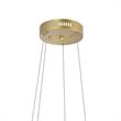 CWI Lighting Genevieve Transitional Metal LED Chandelier in Medallion Gold