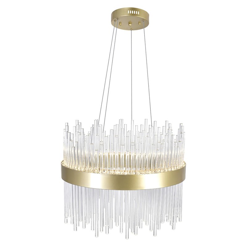 CWI Lighting Genevieve Transitional Metal LED Chandelier in Medallion Gold
