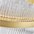 CWI Lighting Genevieve Transitional Metal LED Chandelier in Medallion Gold