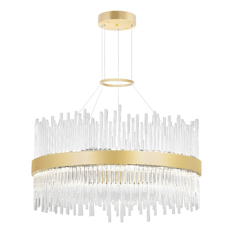 CWI Lighting Genevieve Transitional Metal LED Chandelier in Medallion Gold